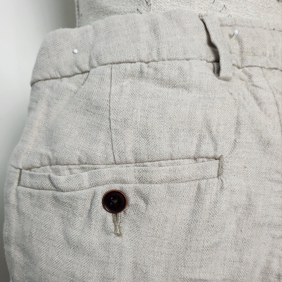 Athletic Slim linen chinos - Picture 6 of 13